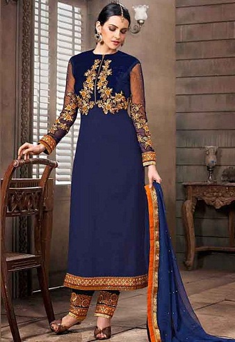 Blue Salwar Suits - Look Bright In These 20 Beautiful Designs