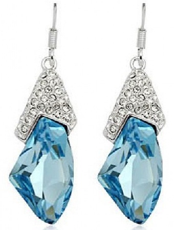 9 Royal and Navy Blue Colour Stone Earrings | I Fashion Styles