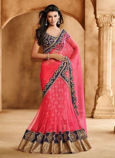 9 Beautiful Designer Lehenga Sarees with Images | I Fashion Styles