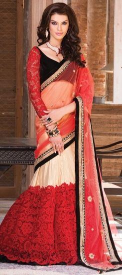 9 Beautiful Designer Lehenga Sarees with Images | I Fashion Styles