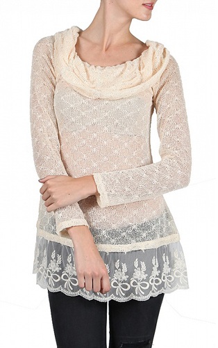 9 New Designs of Cowl Neck Sweaters to Keep You Warm in Style