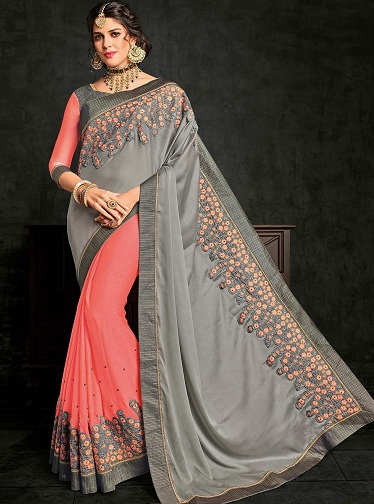 40 Best Half and Half Sarees In Various Combinations | I Fashion Styles