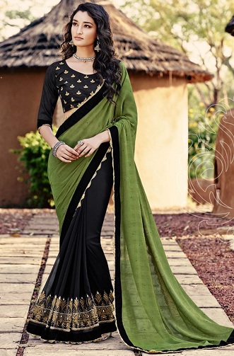 40 Best Half and Half Sarees In Various Combinations | I Fashion Styles