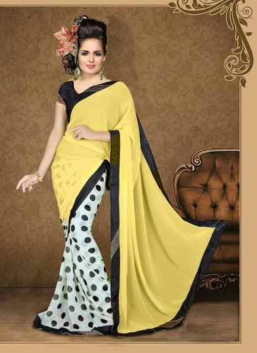 40 Best Half and Half Sarees In Various Combinations | I Fashion Styles