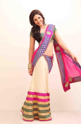 40 Best Half and Half Sarees In Various Combinations | I Fashion Styles