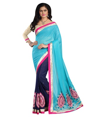40 Best Half and Half Sarees In Various Combinations | I Fashion Styles