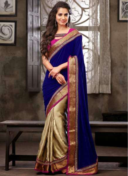 40 Best Half and Half Sarees In Various Combinations | I Fashion Styles