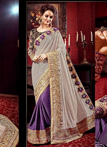 40 Best Half and Half Sarees In Various Combinations | I Fashion Styles