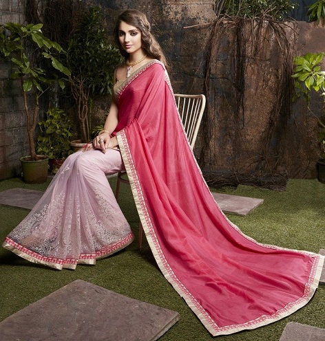 40 Best Half and Half Sarees In Various Combinations | I Fashion Styles