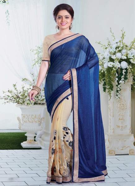 40 Best Half and Half Sarees In Various Combinations | I Fashion Styles