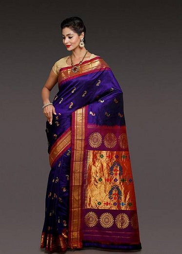 Paithani Sarees - 35 Beautiful and Latest Designs For Traditional Look