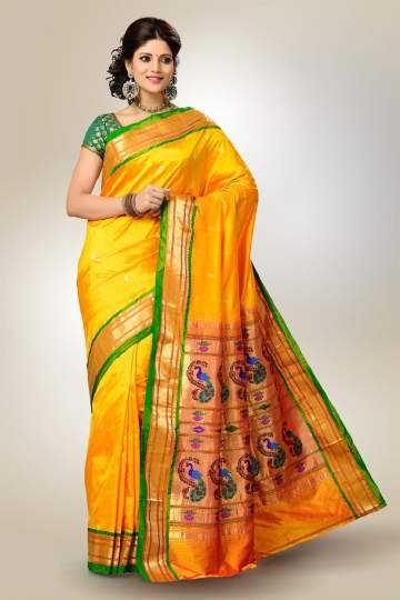 Paithani Sarees - 35 Beautiful and Latest Designs For Traditional Look