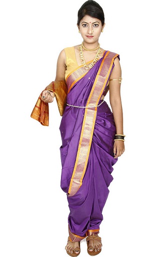 18 Traditional Nauvari Sarees Collection With Images | I Fashion Styles