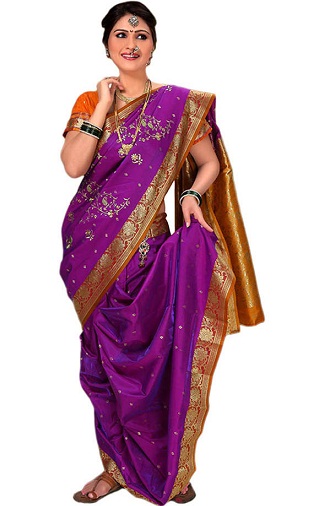 18 Traditional Nauvari Sarees Collection With Images | I Fashion Styles