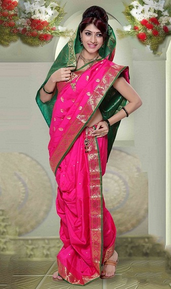18 Traditional Nauvari Sarees Collection With Images | I Fashion Styles