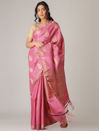 15 Modern Designs of Tussar Silk Sarees To Look Elegant | I Fashion Styles
