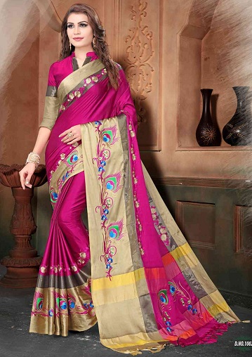 Heavy Work Sarees - These 15 Beautiful Sarees That You Looks in Regal!