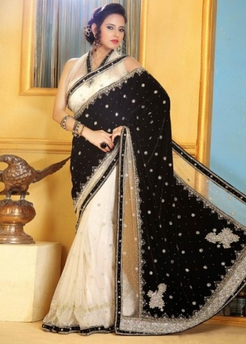 Heavy Work Sarees - These 15 Beautiful Sarees That You Looks in Regal!