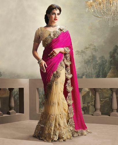 Heavy Work Sarees - These 15 Beautiful Sarees That You Looks in Regal!