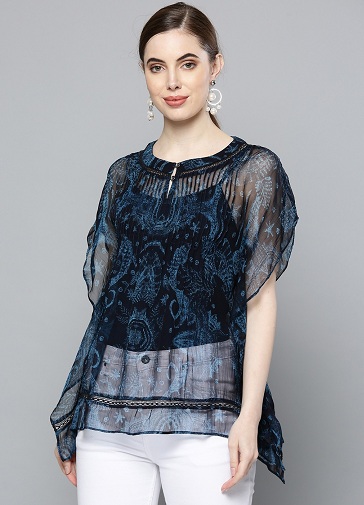 20 Latest Designs of Chiffon Tops for Girls in Fashion 2023