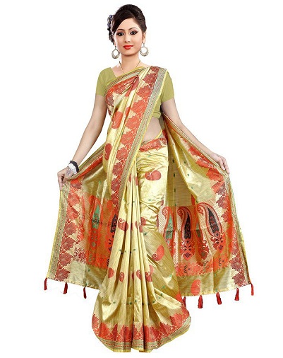 Phulkari Sarees - These Modern Designs Gives You Fashionable Look