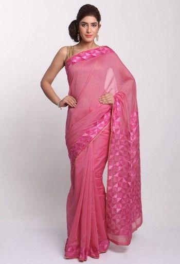 Phulkari Sarees - These Modern Designs Gives You Fashionable Look
