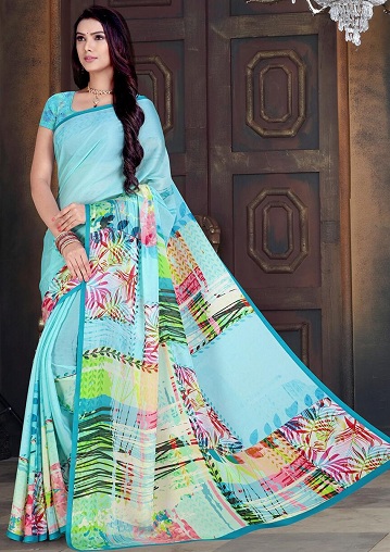 Phulkari Sarees - These Modern Designs Gives You Fashionable Look