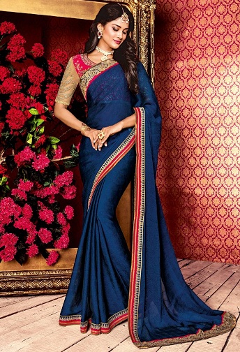 Modern Designs of Satin Sarees for Elegant Look | I Fashion Styles