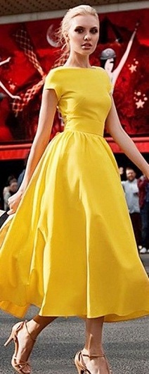 Yellow Frocks - 9 Best and Trendy Designs | I Fashion Styles