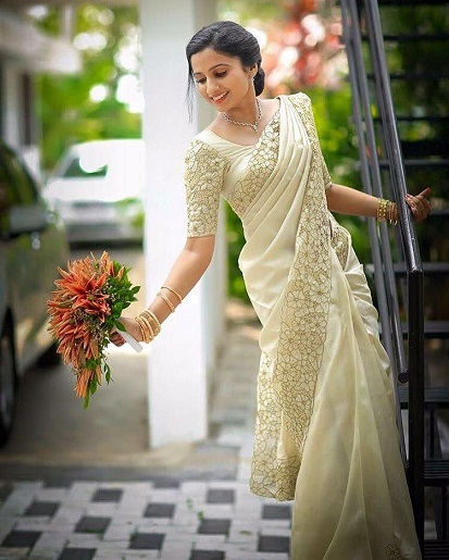 Top 10 Trending Christian Bridal Sarees with Gorgeous Look