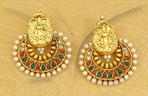 9 Latest Temple Design Earrings | I Fashion Styles