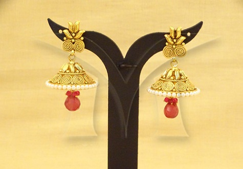 9 Latest Temple Design Earrings | I Fashion Styles