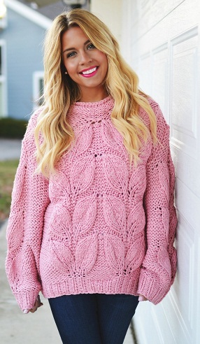 9 Trendy Models of Pink Sweaters For Women | I Fashion Styles