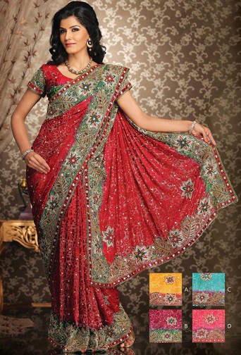 North Indian Sarees - Try These 15 Eye-Catching Designs