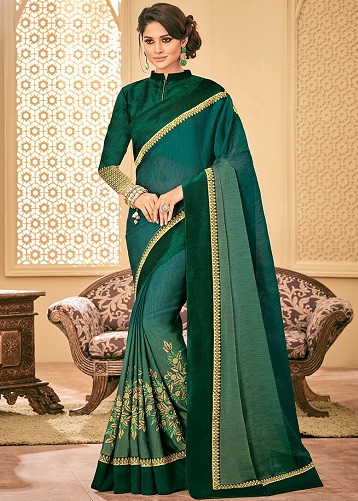Top 20 Green Sarees That Never Go Out Of Fashion | I Fashion Styles