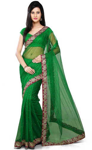 Top 20 Green Sarees That Never Go Out Of Fashion | I Fashion Styles