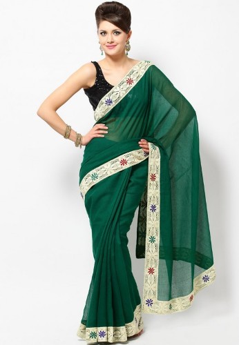 Top 20 Green Sarees That Never Go Out Of Fashion | I Fashion Styles