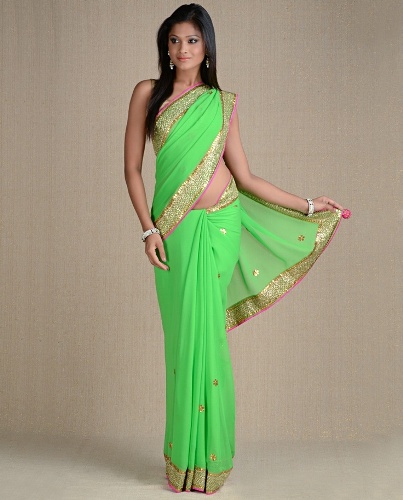 Top 20 Green Sarees That Never Go Out Of Fashion | I Fashion Styles