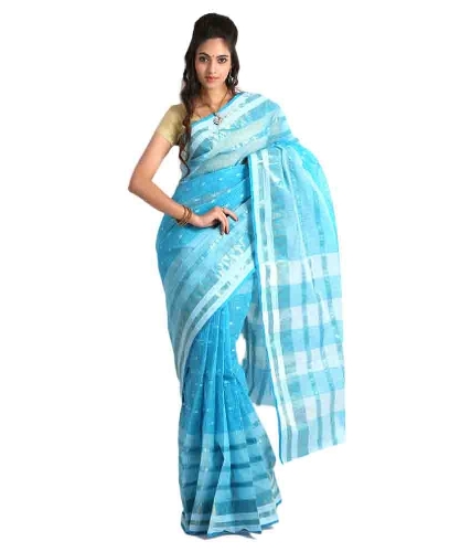 15 Classy Designs of Tant Sarees To You Look Elegant | I Fashion Styles