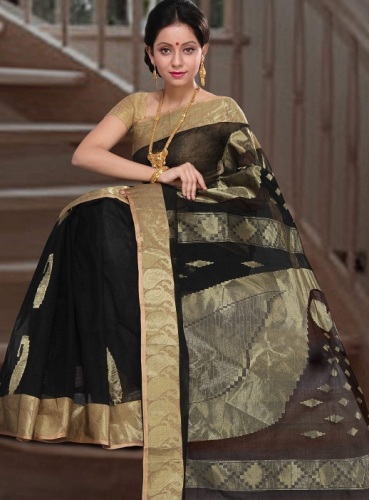15 Classy Designs of Tant Sarees To You Look Elegant | I Fashion Styles