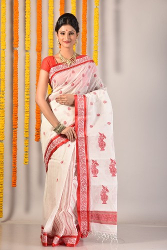 15 Classy Designs of Tant Sarees To You Look Elegant | I Fashion Styles