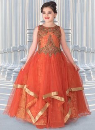 9 Beautiful and Attractive Orange Frocks for Women | I Fashion Styles