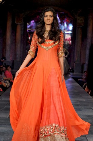 9 Beautiful and Attractive Orange Frocks for Women | I Fashion Styles