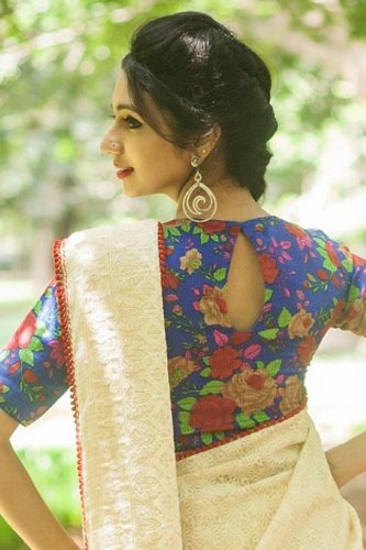 9 Latest Saree Blouse Back Neck Designs in Fashion