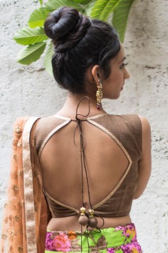 9 Latest Saree Blouse Back Neck Designs in Fashion