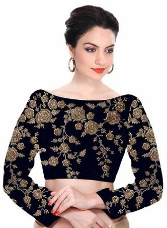 35 Stunning Silk Saree Blouse Designs - Check this Updated List