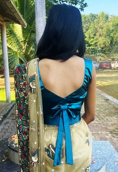 55 Trendy Blouse Back Neck Designs (New Models 2025)