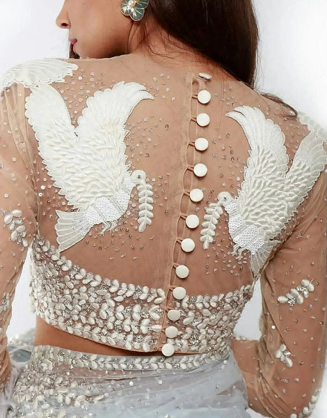 55 Trendy Blouse Back Neck Designs (New Models 2025)