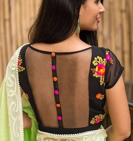 55 Trendy Blouse Back Neck Designs (New Models 2025)