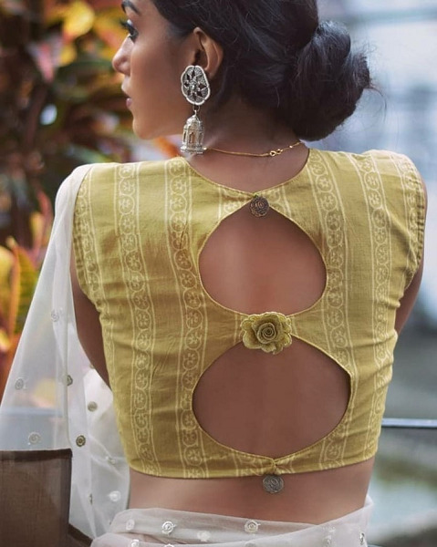 55 Trendy Blouse Back Neck Designs (New Models 2025)